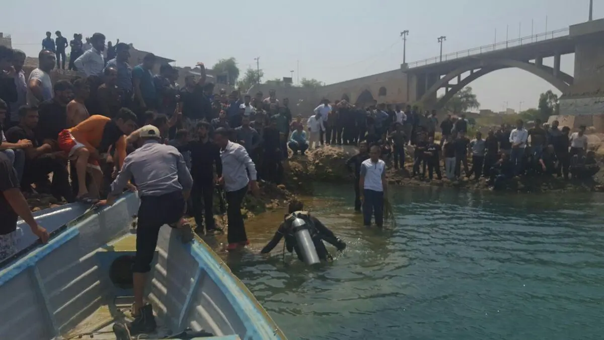 کشف جسد جوان 20 ساله در رودخانه دزفول توسط غواصان 