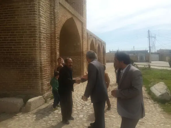 گزارش تصویری از مراحل آماده‌سازی کاروانسرای "ماهیدشت"  کرمانشاه 