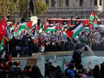 تدابیر شدید امنیتی در انگلیس در آستانه تظاهرات حمایت از فلسطین