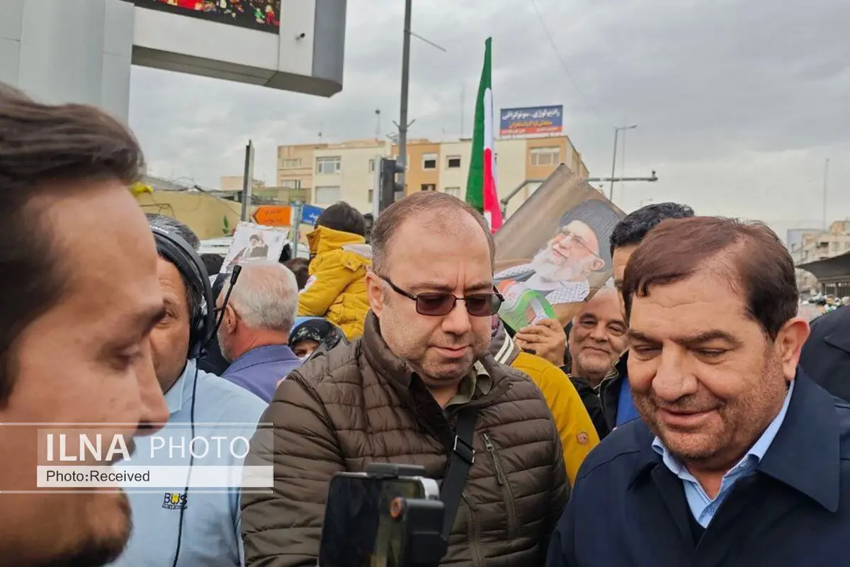 حضور مشاور و دستیار رهبری در راهپیمایی ۲۲ بهمن