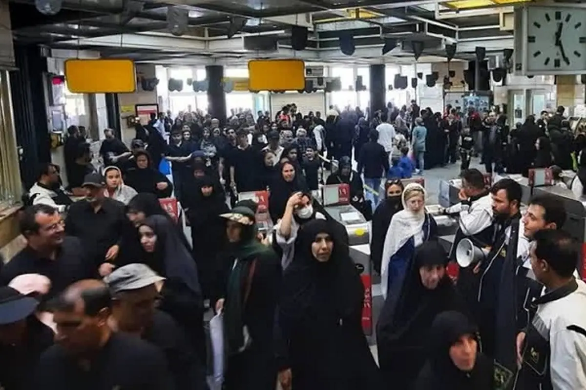 جابه‌جایی رایگان بیش از ۱۶۸ هزار مسافر توسط متروی تهران در مراسم جاماندگان اربعین 