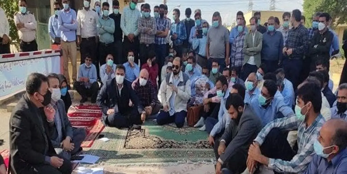 بازگشت کارگران پیمانکاری نیروگاه گازی خلیج فارس به کار/ مسئولان قول پیگیری دادند 