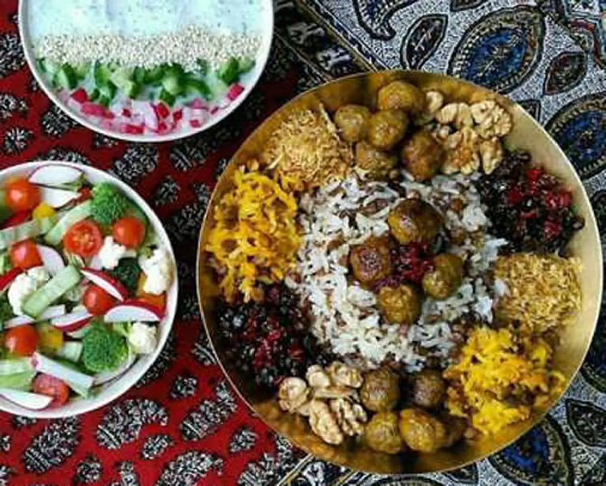 قنبرپلو؛ غذایی که بی نظری و خاص