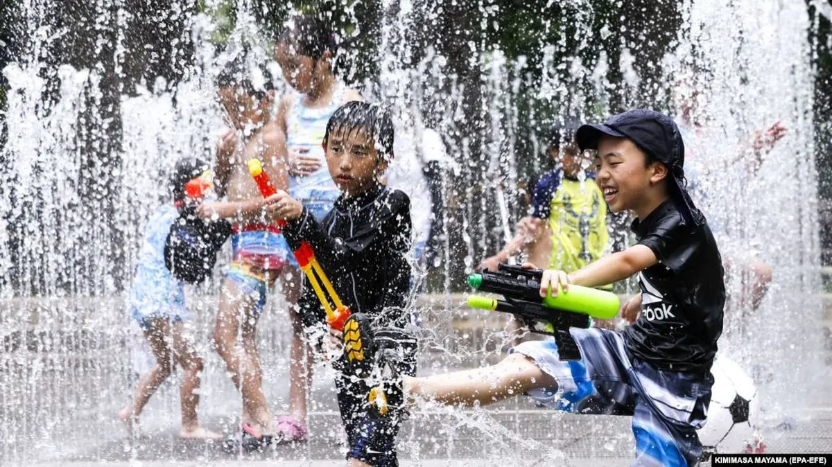 گرمای شدید در ژاپن جان ۱۱ نفر را گرفت و هزاران نفر را بستری کرد