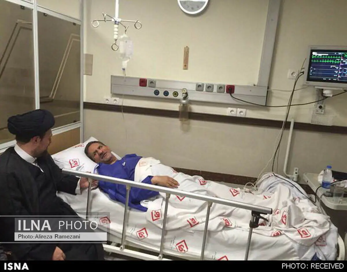 عیادت یادگار امام از معاون اول رئیس‌جمهور