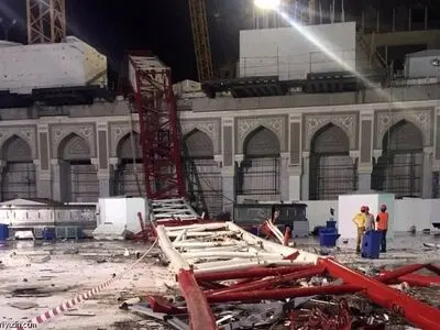 قتیل و 25 جریحا بین الحجاج الایرانیین اثر حادث سقوط الرافعة فی الحرم المکی