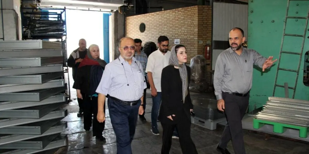 بازدید دبیرکل انجمن صنایع لوازم خانگی ایران از کارخانه گروه انرژی