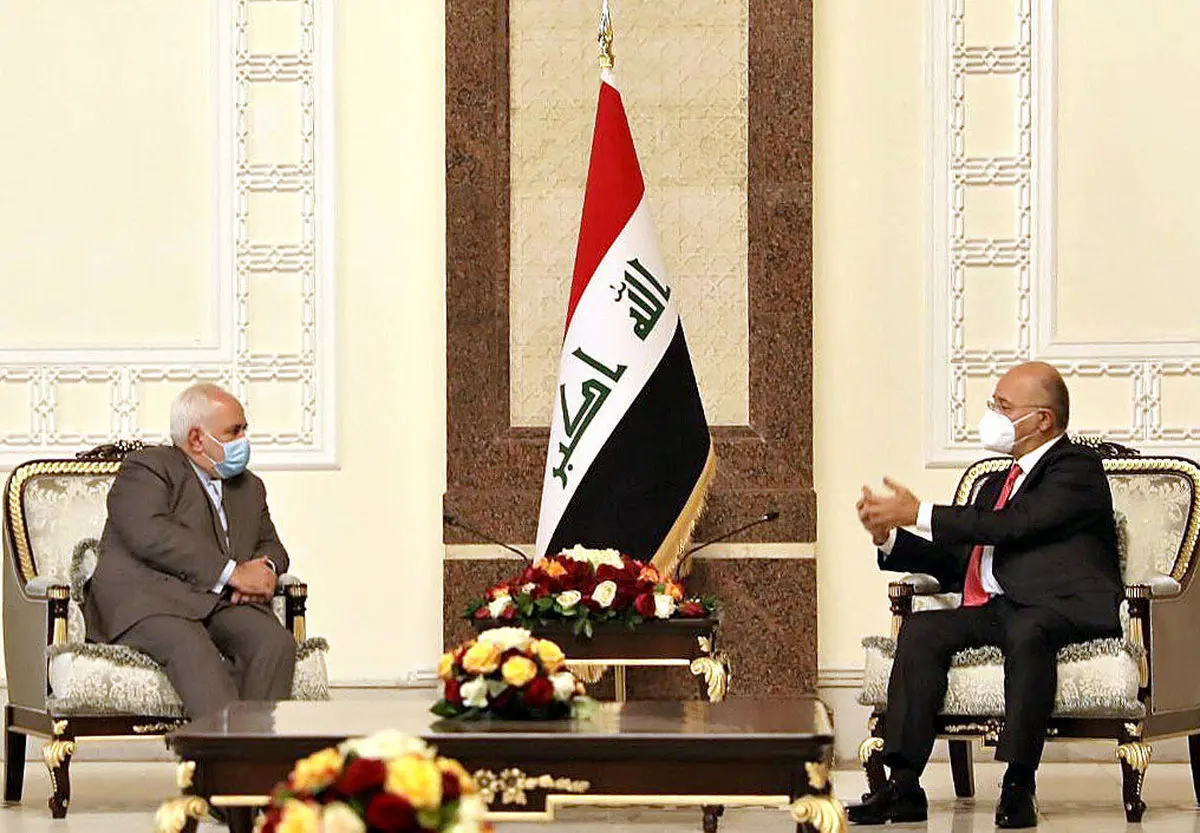 Iran's FM, Iraqi president discuss bilateral ties, regional developments