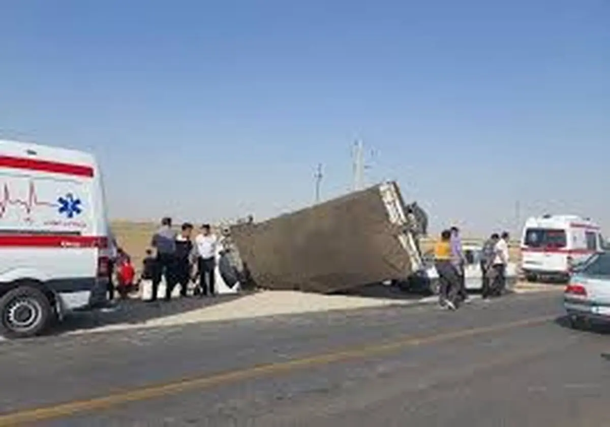 جان باختن دو تن از پرسنل کادر درمان رامهرمز در حادثه واژگونی خودرو