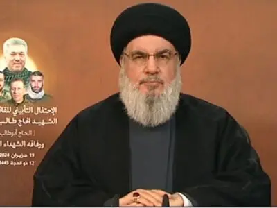 السید نصرالله: على العدو أن ینتظرنا جواً وبراً وبحراً ونحذر قبرص من فتح مرافقها للحرب على لبنان