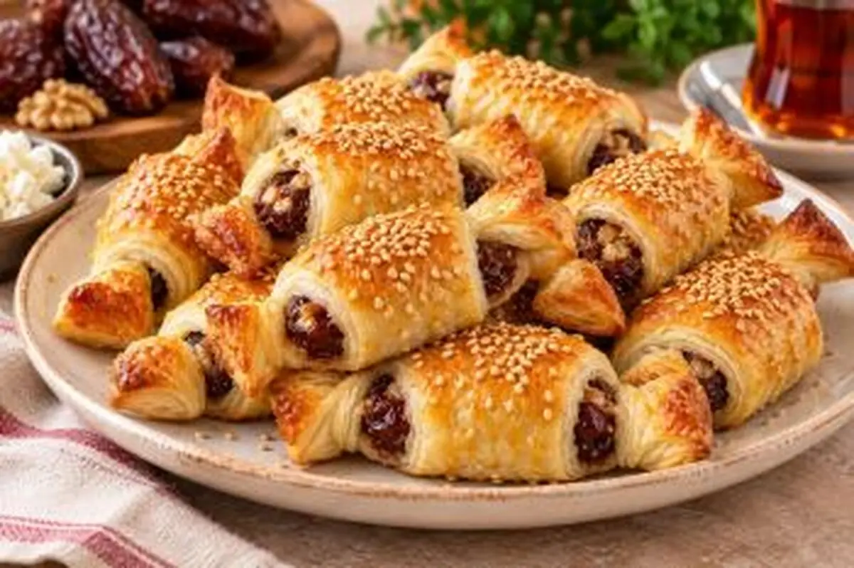 طرز تهیه لقمه خرمایی با پنیر و گردو