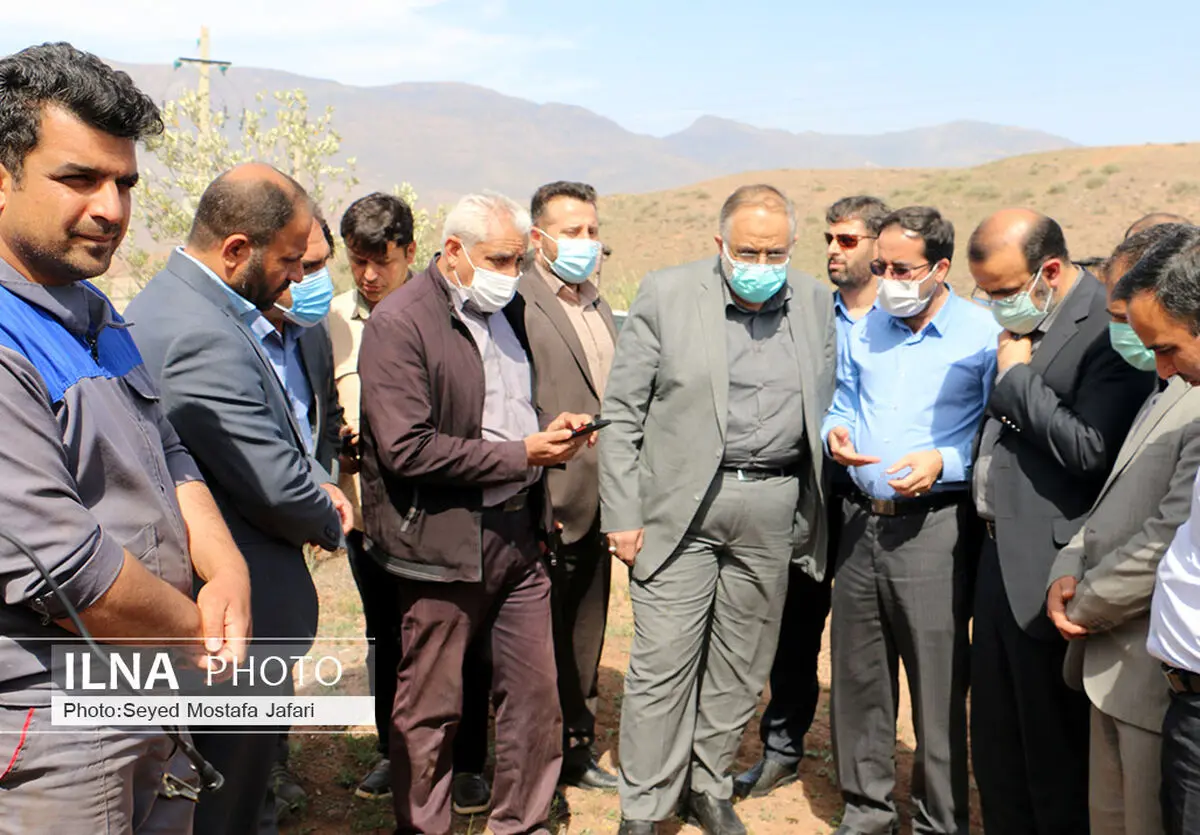 بازدید استاندار قزوین از طرح‌ تامین آب کشاورزی چهار روستا در طارم سفلی