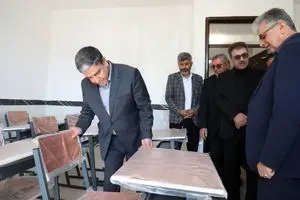 افتتاح نخستین مدرسه جایگزین مدارس سنگی در استان اردبیل