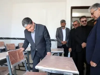افتتاح نخستین مدرسه جایگزین مدارس سنگی در استان اردبیل