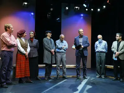تجلیل از داود دانشور در تالار قشقایی تئاتر شهر