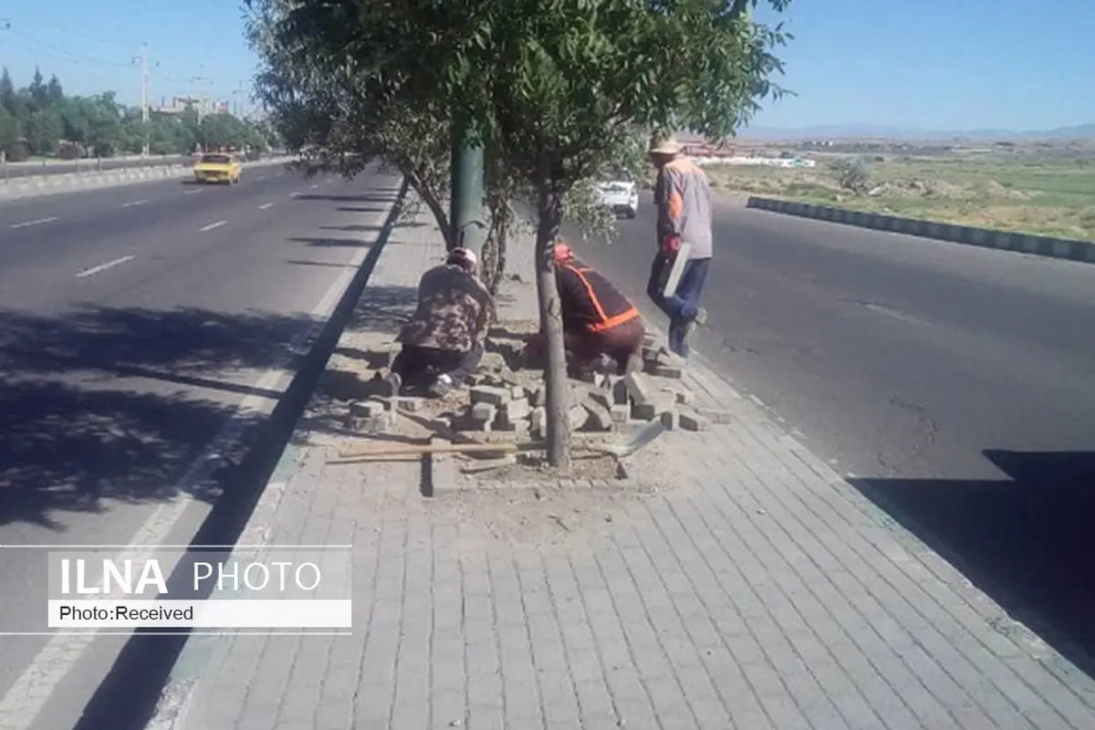 ایمن سازی معابر سطح شهر قزوین