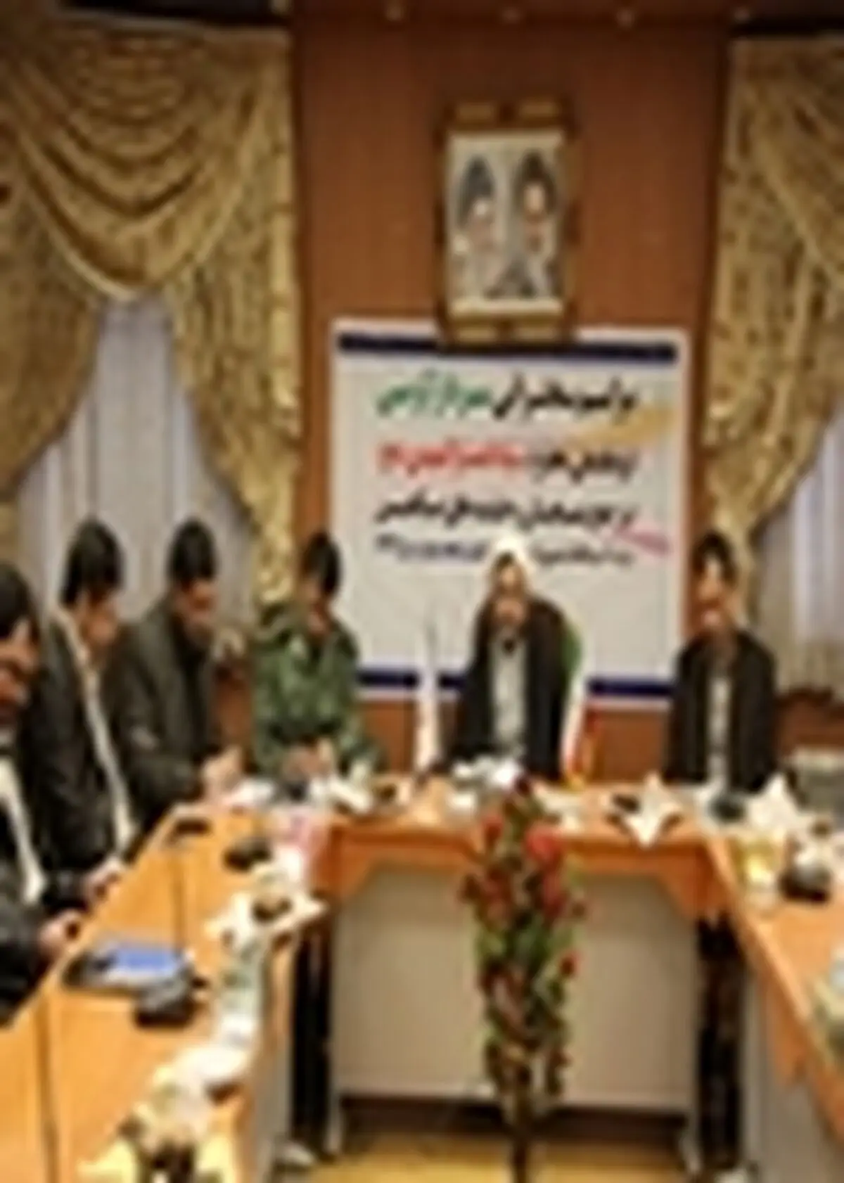 حضور نماینده ولی فقیه در سپاه استان درجمع بسیجیان شرکت آبفای استان زنجان