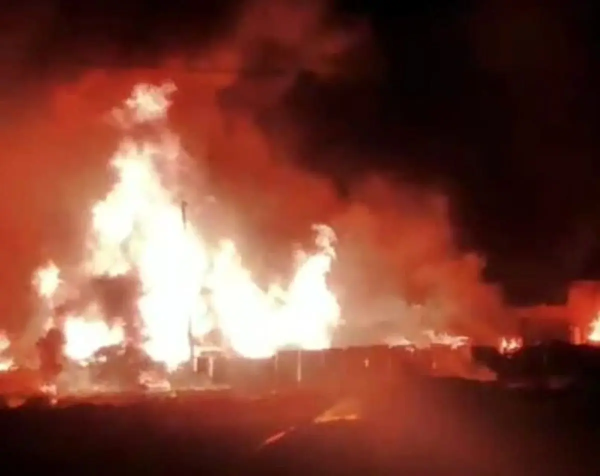 انفجار کارگاه شارژ کپسول گاز در شیراز