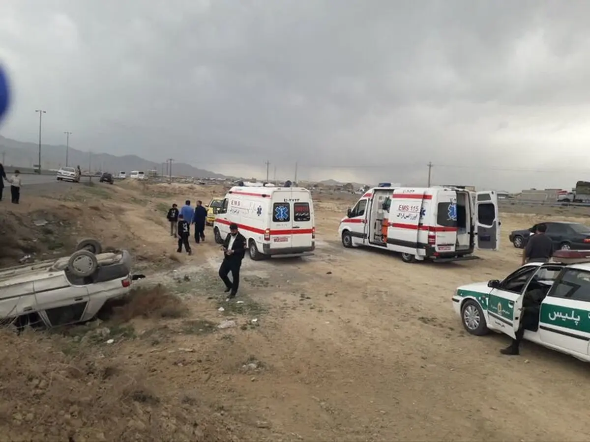 مرگ یک کارگر سوخت‌بر بر اثر  تصادف در جاده نهبندان