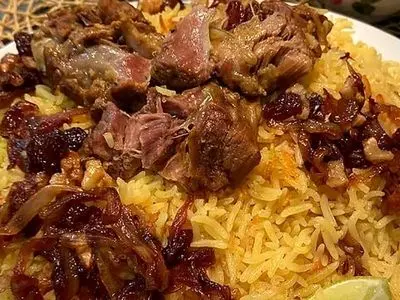 طرز تهیه پلو گوشت عربی