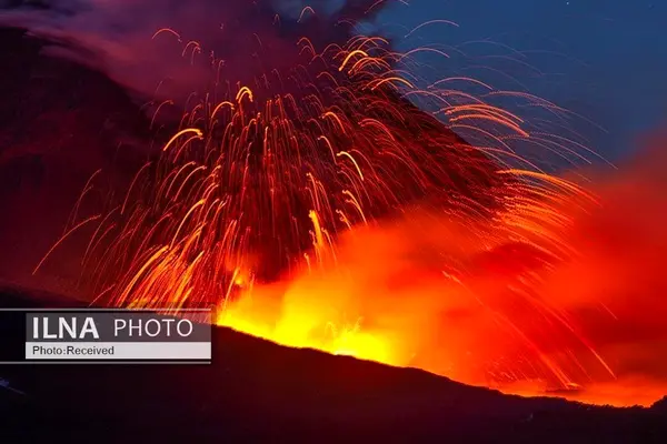 ویدئو/ فوران آتشفشان استرومبولی ایتالیا 