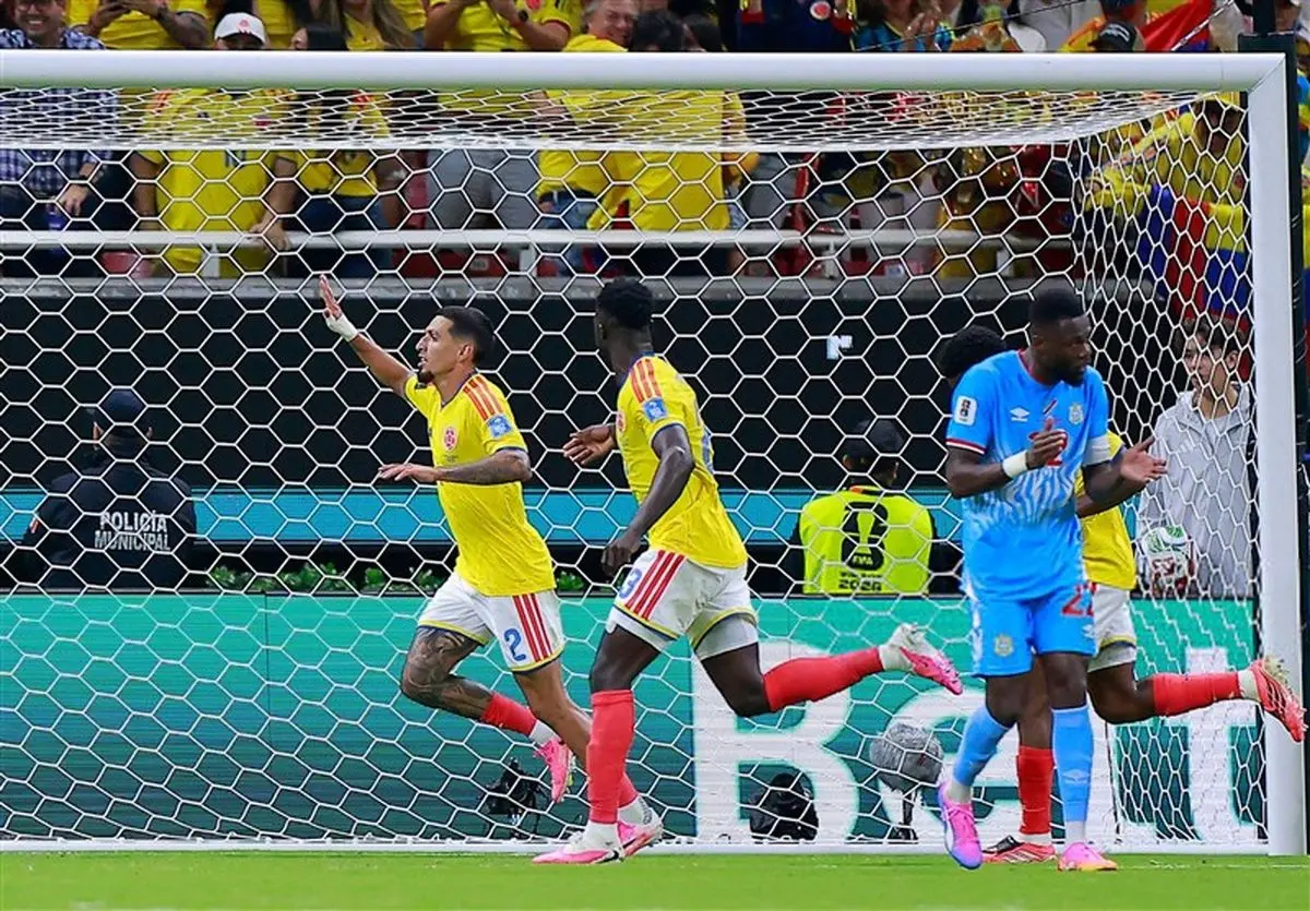 کلمبیا 1 - 0 کنگو ؛ پیروزی دشوار در شب هتریک گل های مردود