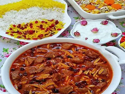 طرز تهیه خورش خلال بادام