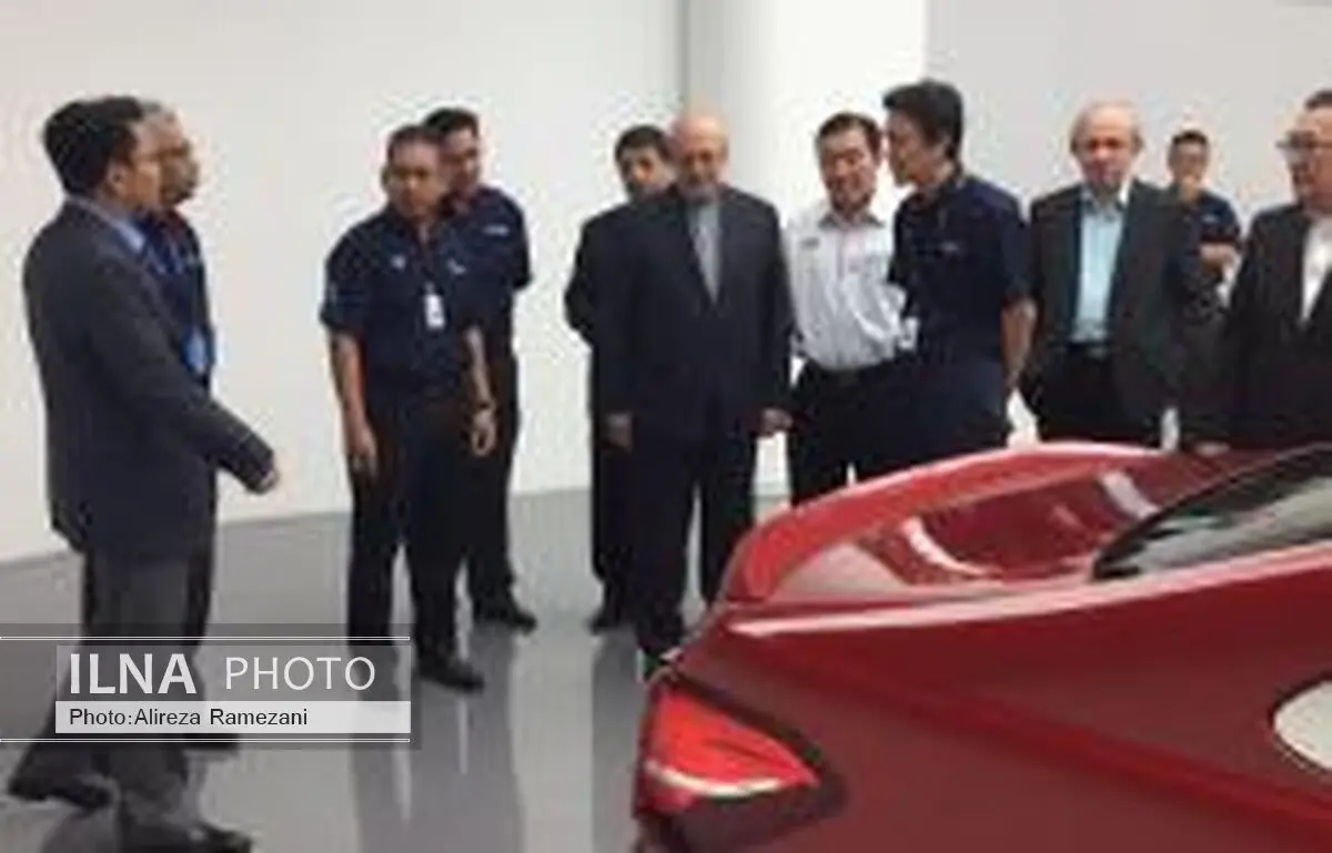 بازدید نعمت زاده از شرکت پروتون مالزی