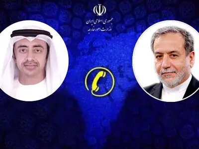 گفت‌وگوی عراقچی با وزیر امور خارجه امارات