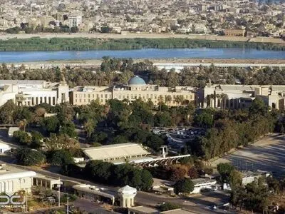 سفارت آمریکا در بغداد تجهیزات دفاعی و نظامی خود را آزمایش می‌کند