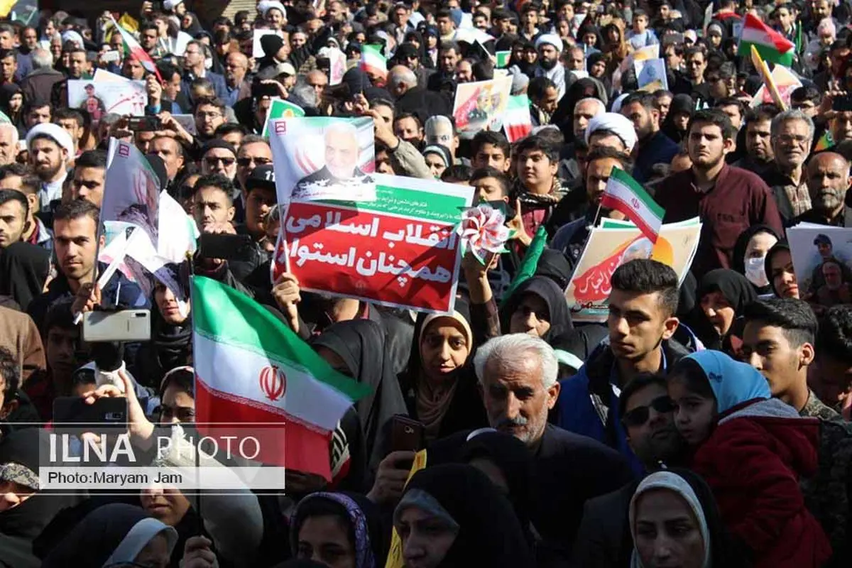 شهرهای مختلف خوزستان شاهد حضور مردم در راهپیمایی ۲۲ بهمن بود