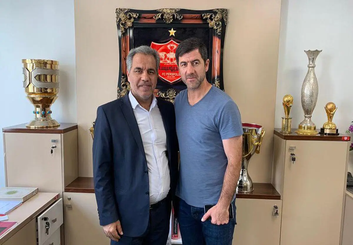 دیدار عرب و باقری در باشگاه پرسپولیس