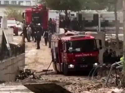 وقوع انفجار و آتش‌سوزی در ساختمان یک دادگاه در ترکیه