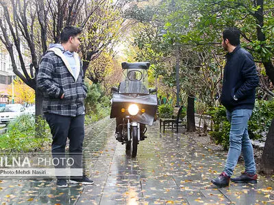 ویدئو/ هوای بارانی در بلوار کشاورز تهران