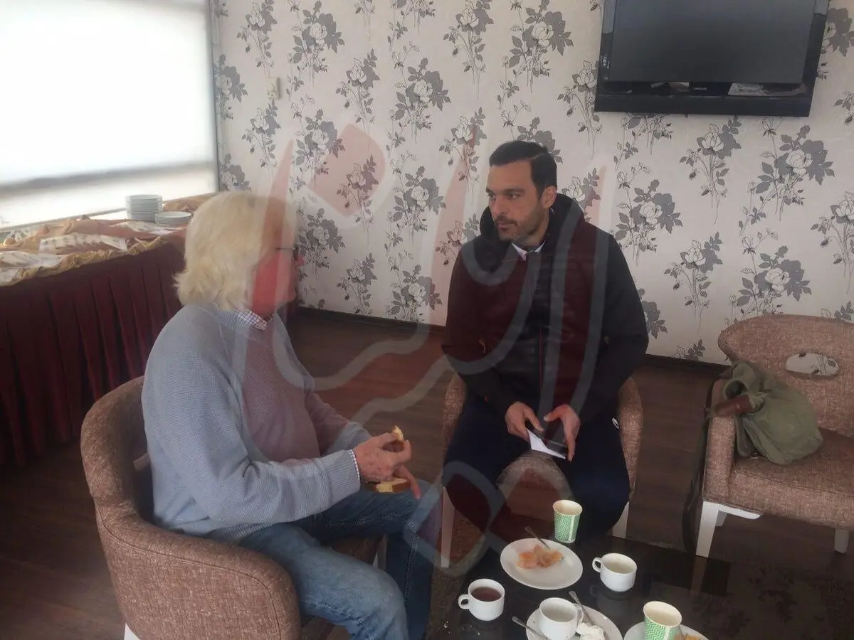 دیدار دروازه‌بان سابق استقلال و شفر(عکس)