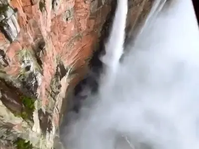آبشار آنجل؛ بلندترین آبشار جهان + فیلم