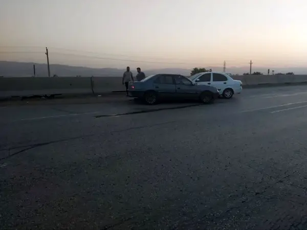 برخورد پژو با تیبا در جاده زنجان ۴ نفر را مصدوم کرد
