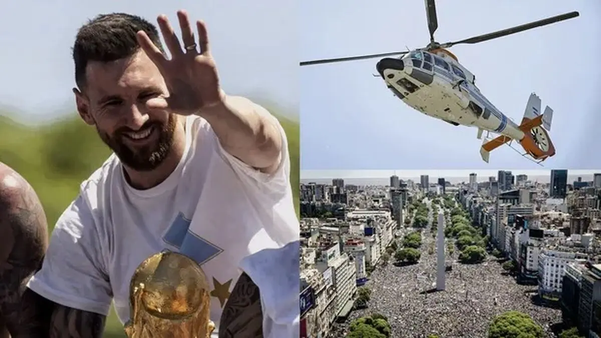 ویدیو:‌ بازیکنان آرژانتین با هلیکوپتر از بوئنوس آیرس خارج شدند!
