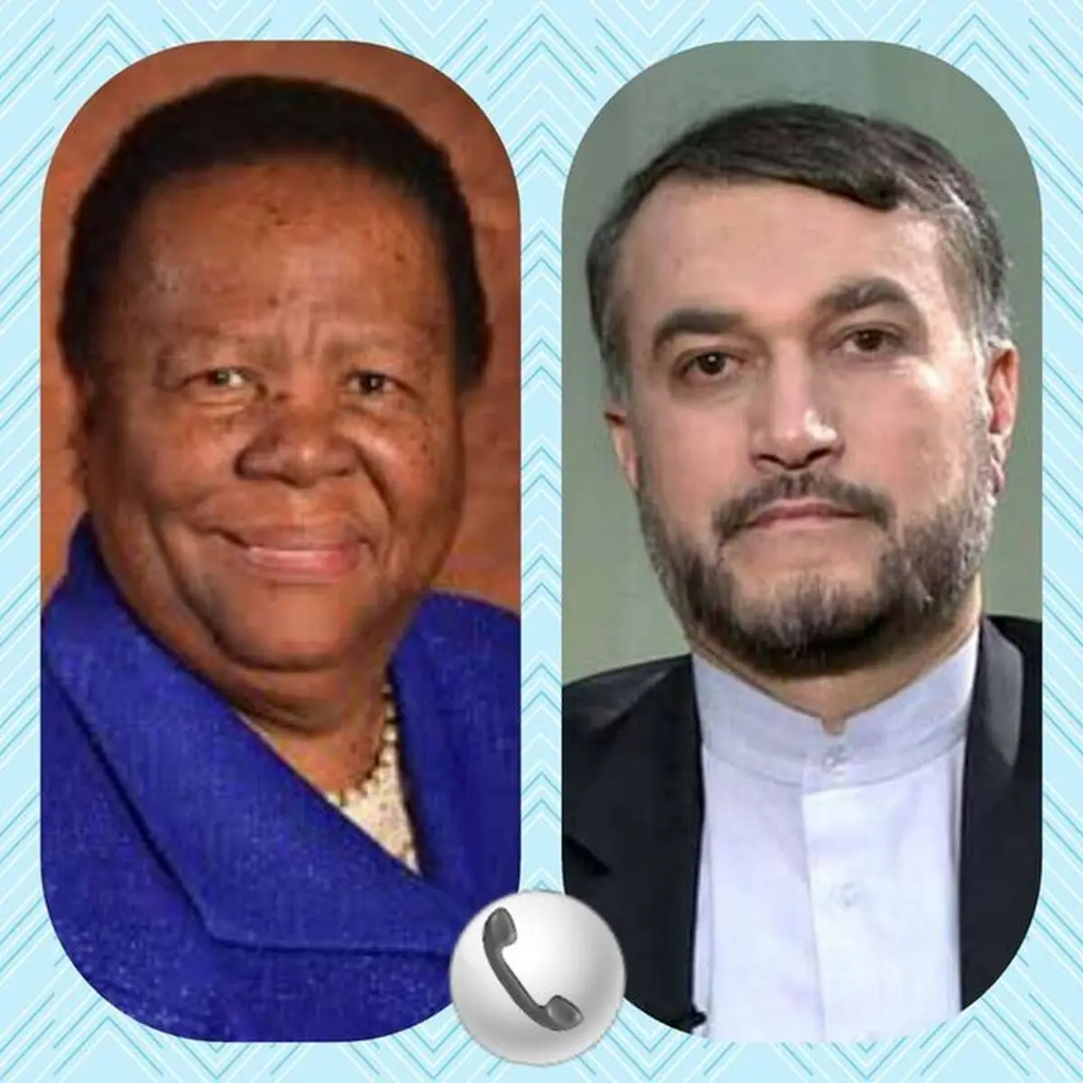 گفت‌وگوی تلفنی میان امیرعبداللهیان و وزیر امور خارجه آفریقای جنوبی