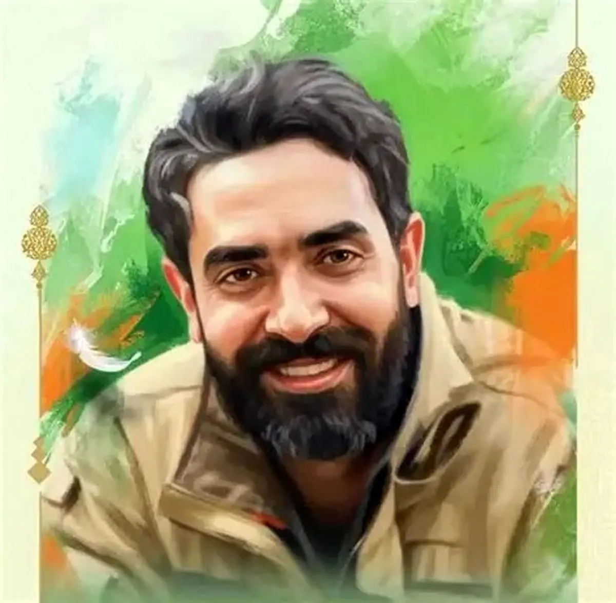 مراسم تشیع جنازه آتش‌نشان حادثه بابا نظر مشهد