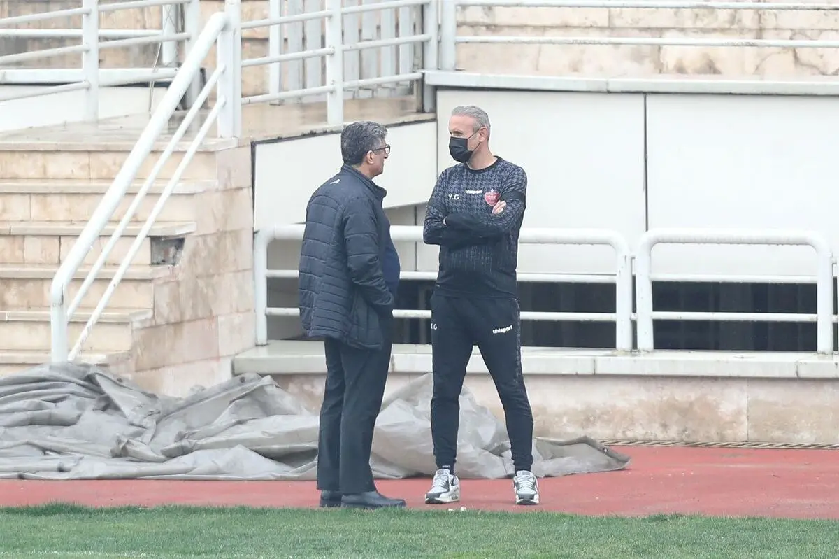 حضور هیئت مدیره باشگاه در تمرین امروز پرسپولیس