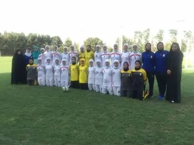 پیگیری تمرینات تیم ملی دختران نوجوان در آکادمی ملی فوتبال