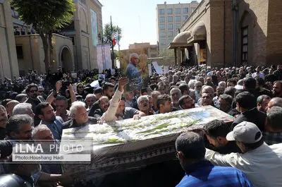 تشییع پیکر «محمد کاسبی»