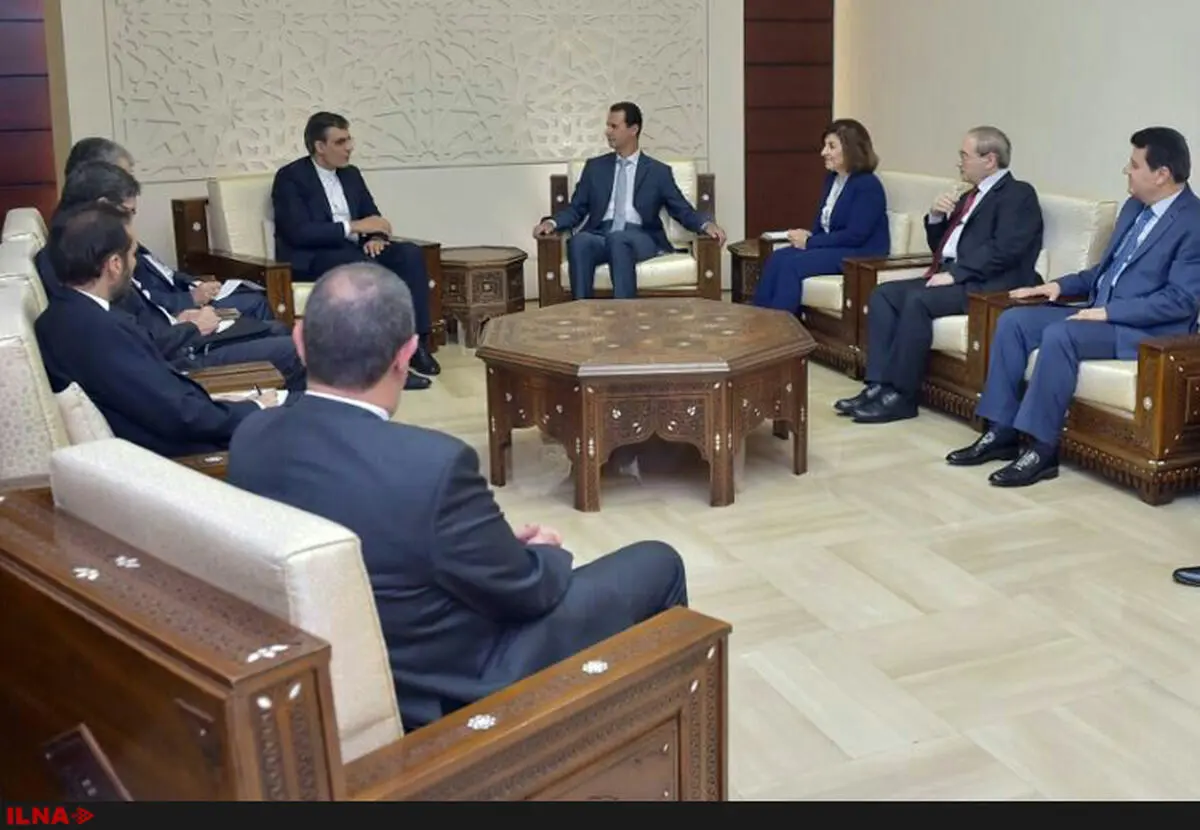 جابری‌انصاری با بشار اسد دیدار کرد