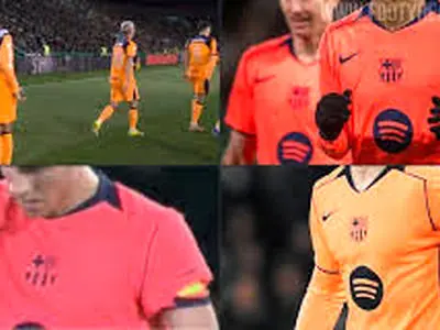 ویدئو: جنجال بصری در پخش زنده بازی بارسلونا