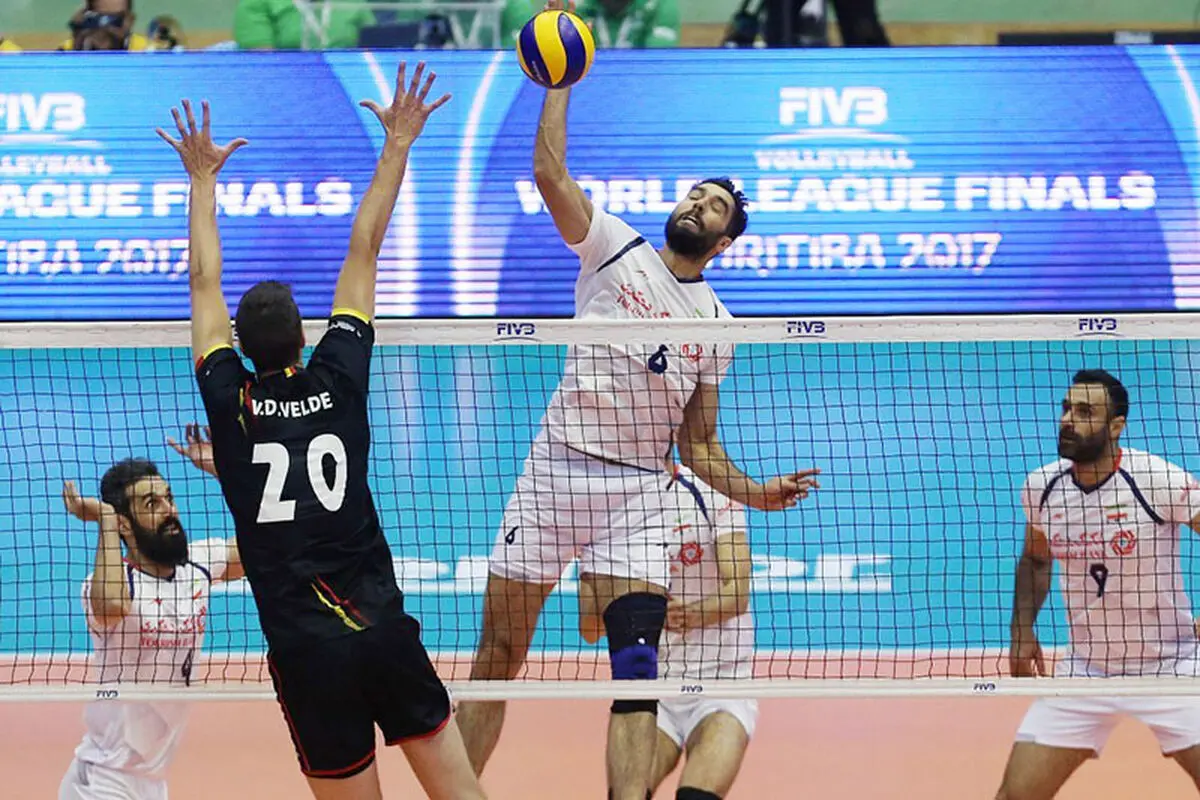 ایران 3 - 2 بلژیک ؛پیروزی تیم ملی والیبال ایران مقابل بلژیک