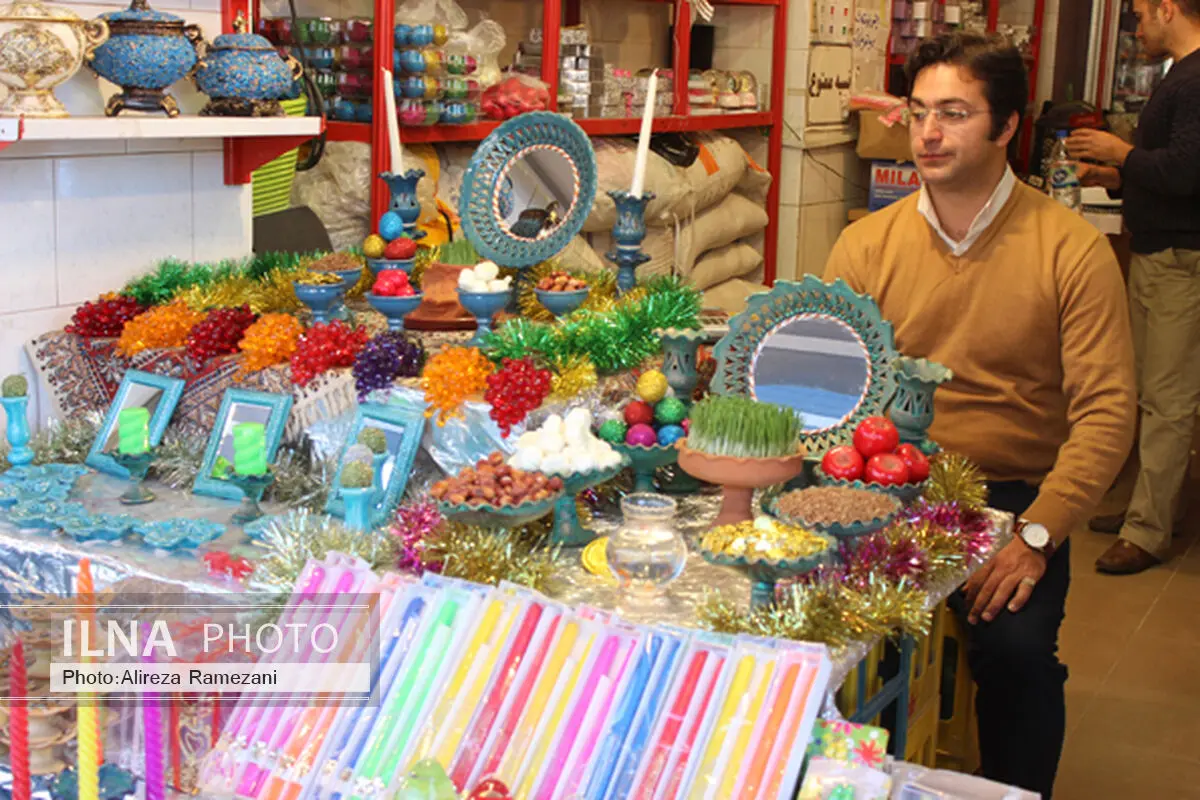 بازار عید نوروز در کرمانشاه از دریچه دوربین