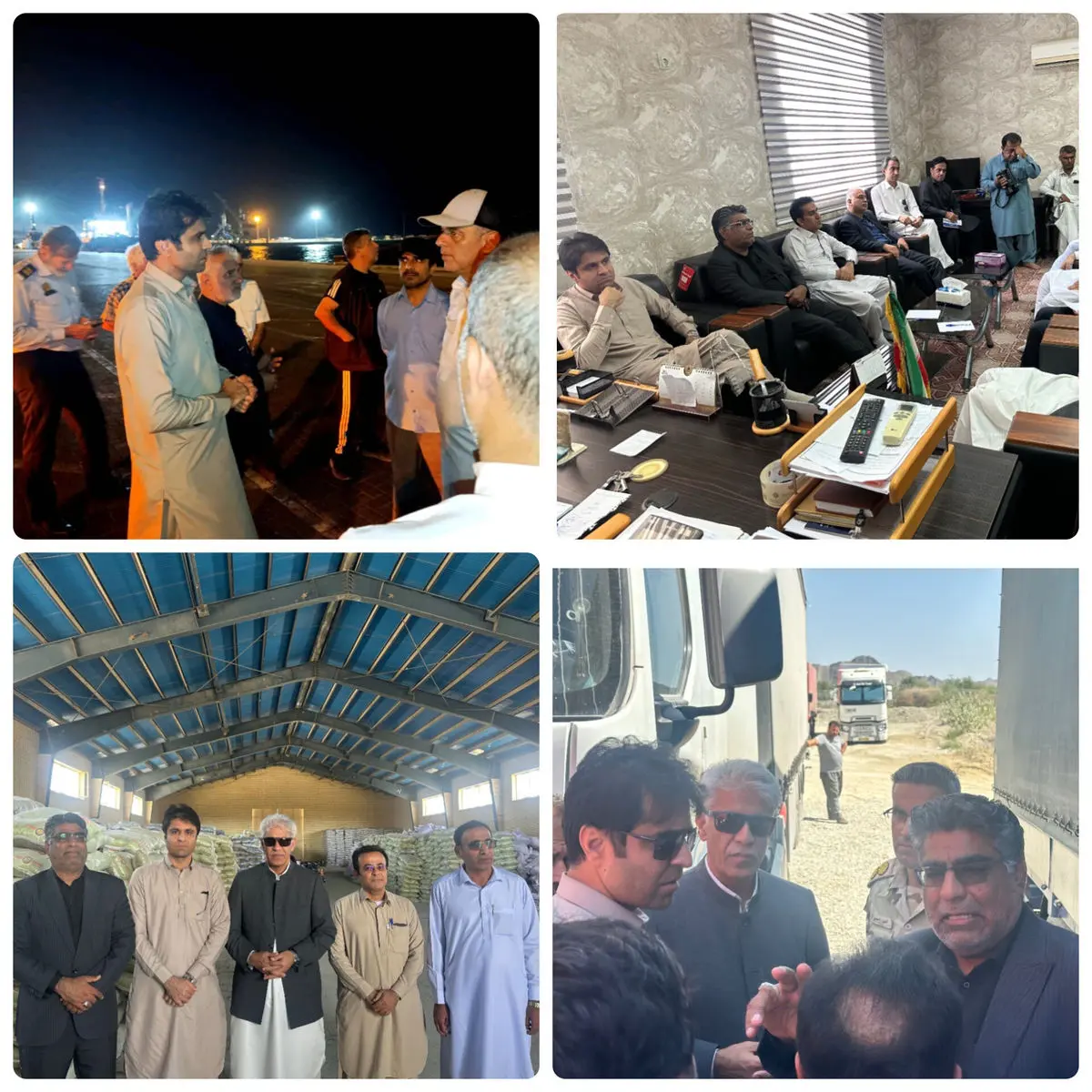 استمرار صادرات و کاهش ترافیک کامیون های خروجی در مرزهای سیستان و بلوچستان/ تعیین درب اختصاصی برای ورود کالای اساسی در مرز