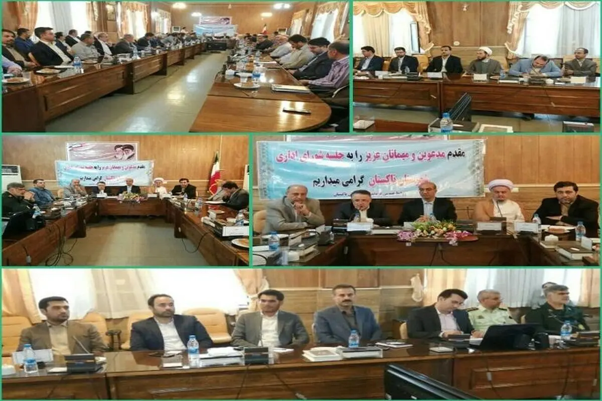 معارفه چهار بخشدار جدید شهرستان تاکستان