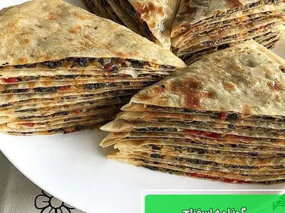 دستور پخت گوزلمه اسفناج